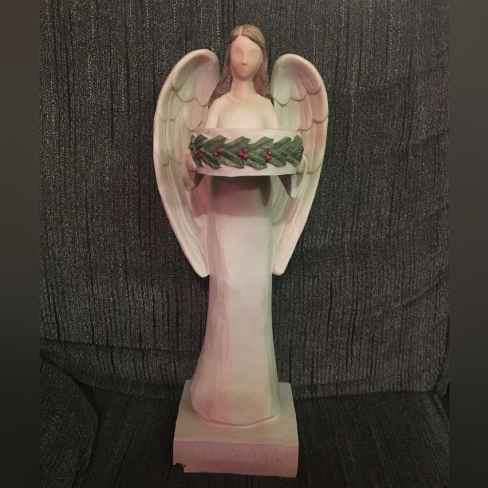 Elegant Angel Figurine candle holder